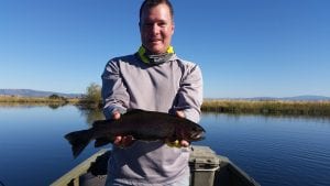 Fall River rainbow trout fly fishing